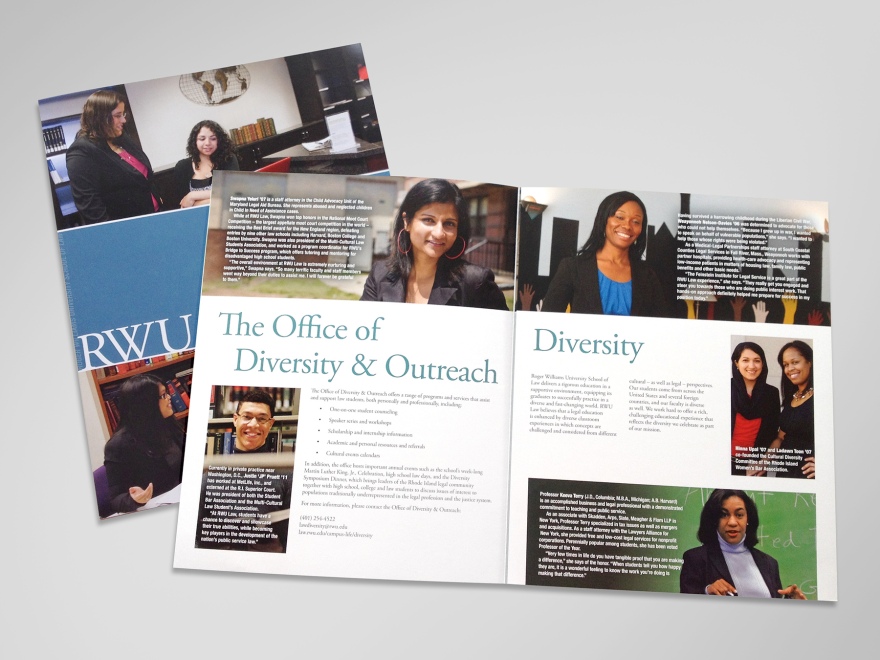 RWU School of Law diversity brochure